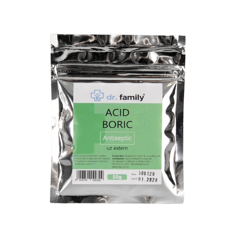 Acid boric, 50 g - Dr. Family