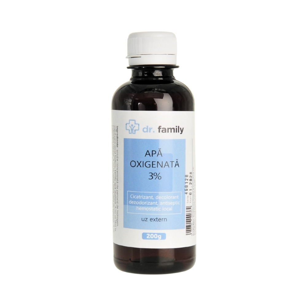 Apa oxigenata 3%, 200 ml - Dr. Family