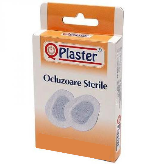 Plasturi oculari sterili - adulti, 10 bucati - Qplaster