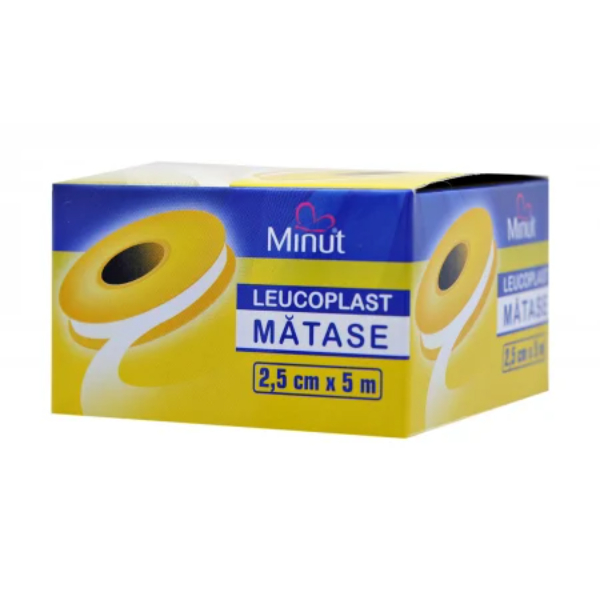 Leucoplast matase 2.5cm x 5m - Minut