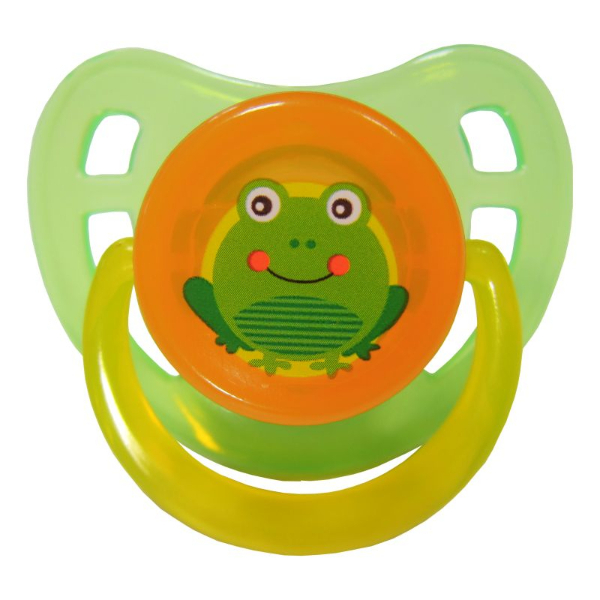 Suzeta silicon pictata fete animale (+6 luni) RO315 - Primii Pasi