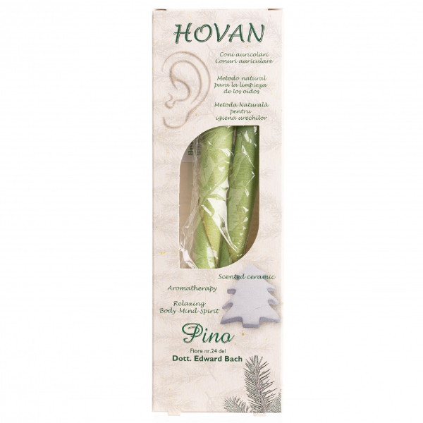 Conuri pentru urechi cu pin, 2 bucati - Hovan
