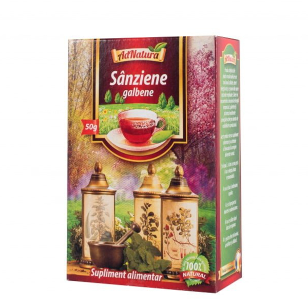 Ceai sanziene galbene, 50 g - AdNatura
