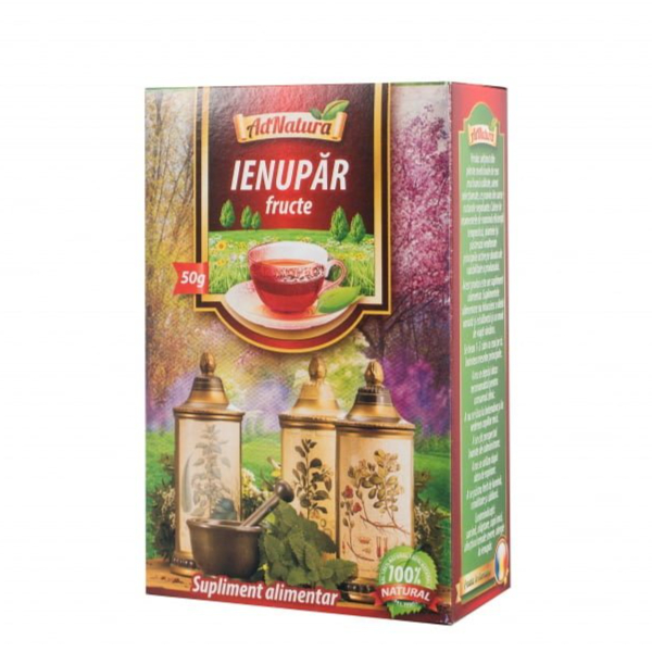 Ceai ienupar fructe, 50 g - AdNatura