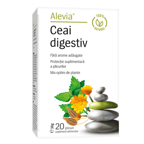 Ceai digestiv, 1.8 g 20 pliculete - Alevia