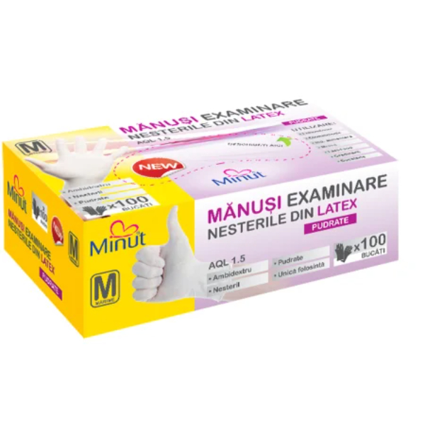 Manusi examinare pudrate - L - Minut