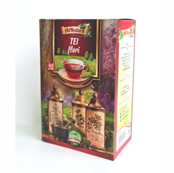 Ceai tei flori, 40 g - AdNatura