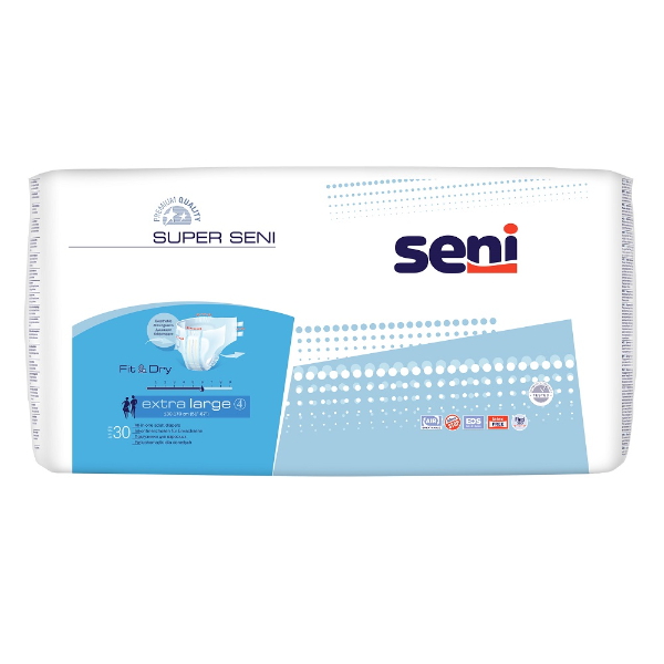 Scutece cu Sistem Inchis Seni Super, Extra Large, 30 bucati - Seni