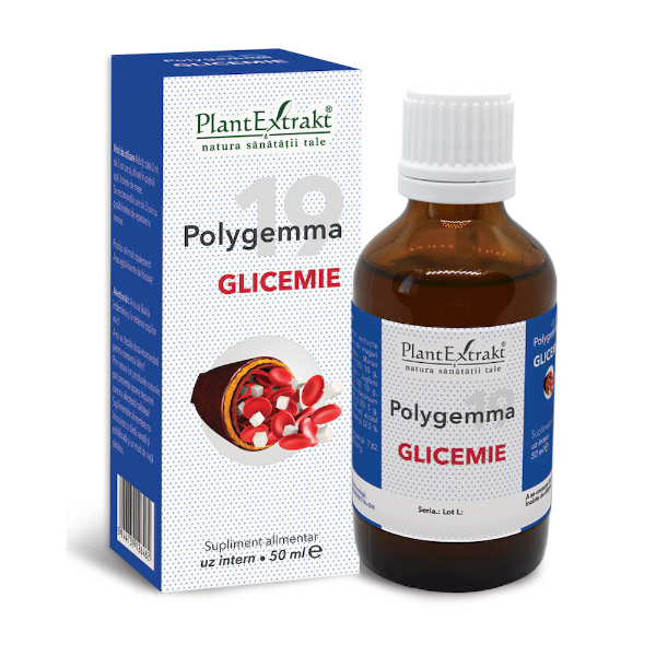 Polygemma nr. 19 - Glicemie, 50 ml - PlantExtrakt