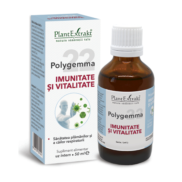 Polygemma nr. 22 - Imunitate si vitalitate, 50 ml - PlantExtrakt