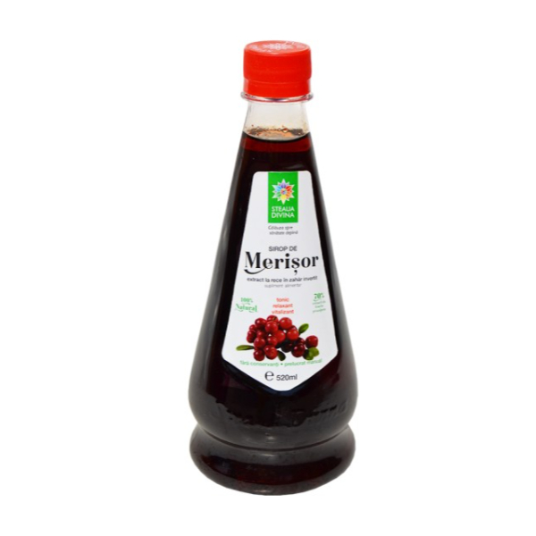 Sirop de merisor, 520 ml - Steaua Divina