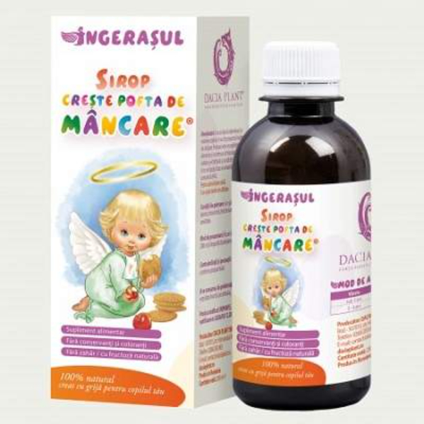 Ingerasul sirop pofta de mancare, 200 ml - Dacia Plant