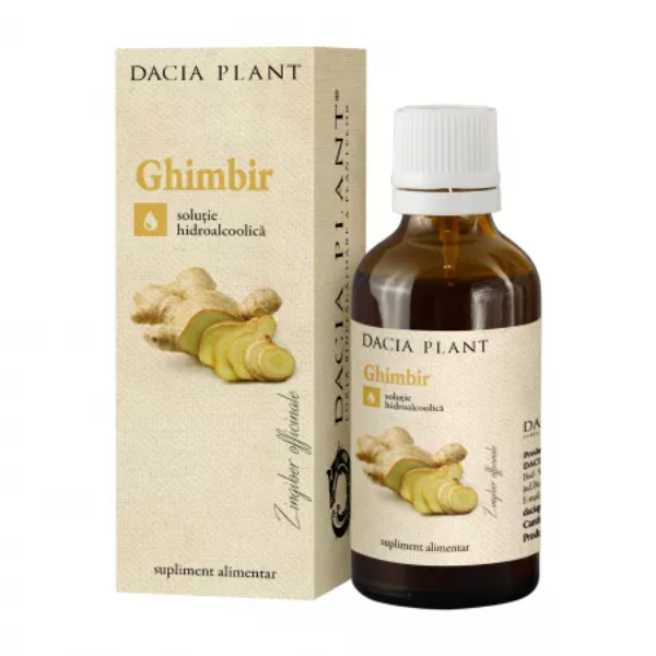 Tinctura ghimbir, 50 ml - Dacia Plant