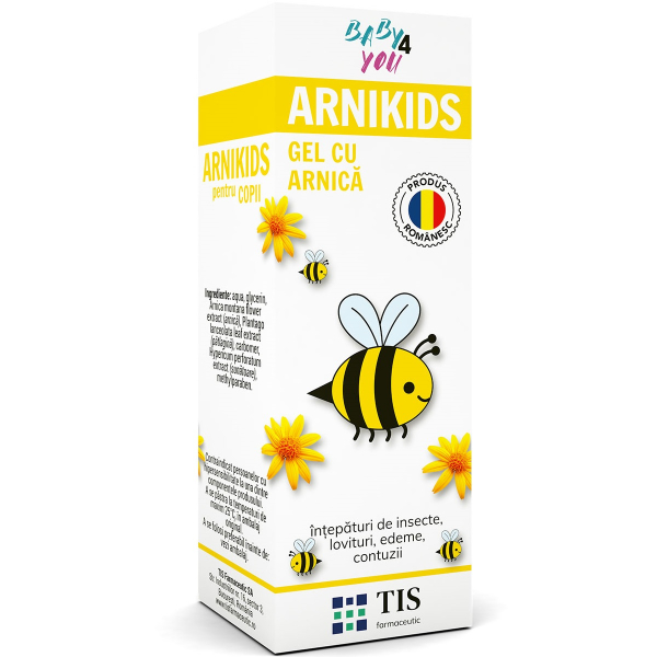 Gel cu Arnica pentru Copii Arnikids Baby 4 You, 20 ml - Tis Farmaceutic
