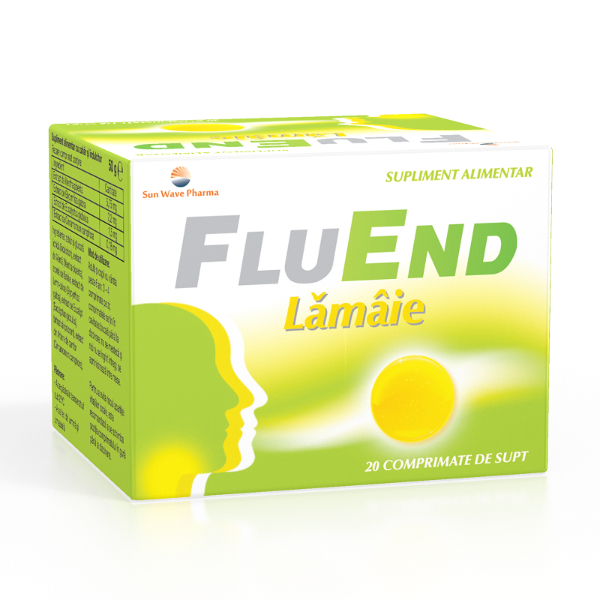 FluEnd Lamaie, 20 comprimate - Sun Wave Pharma