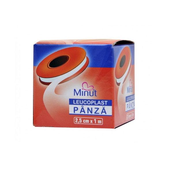 Leucoplast panza 2.5cm x 1m - Minut