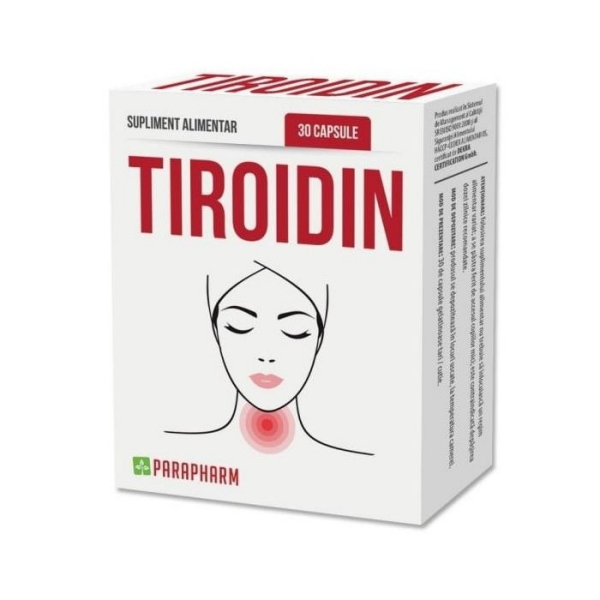 Tiroidin, 30 capsule - Parapharm