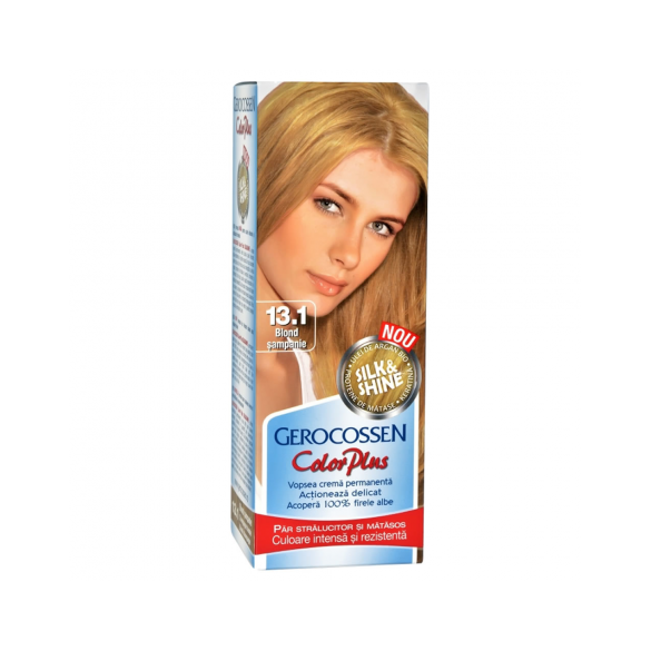 Vopsea de par Color Plus Nr. 13.1 Blond Sampanie, 50 g - Gerocossen