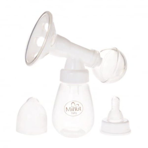 Pompa de san manuala cu biberon - Minut Baby