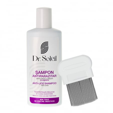 Sampon Antiparazitar, 200 ml + Pieptene - Dr. Soleil
