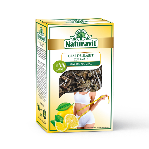 Ceai de slabit cu lamaie, 50 g - Naturavit