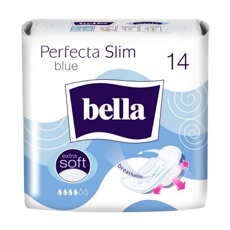 Absorbante Perfecta Slim Blue, 14 bucati - Bella