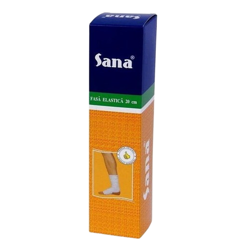 Bandaj Elastic, 20 cm x 3 m - Sana
