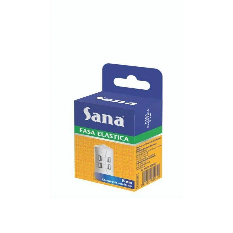Bandaj Elastic, 5 cm x 3 m - Sana