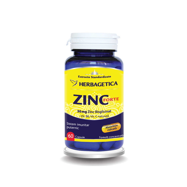 Zinc Forte, 60 capsule - Herbagetica