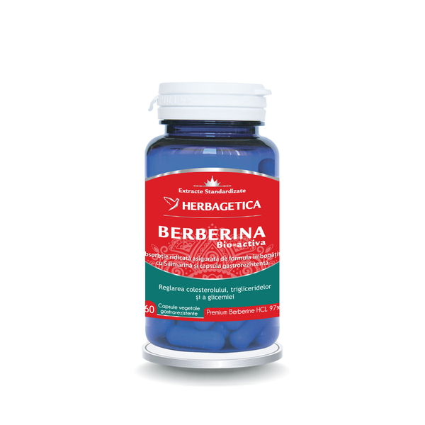 Berberina Bio-Activa, 60 capsule - Herbagetica
