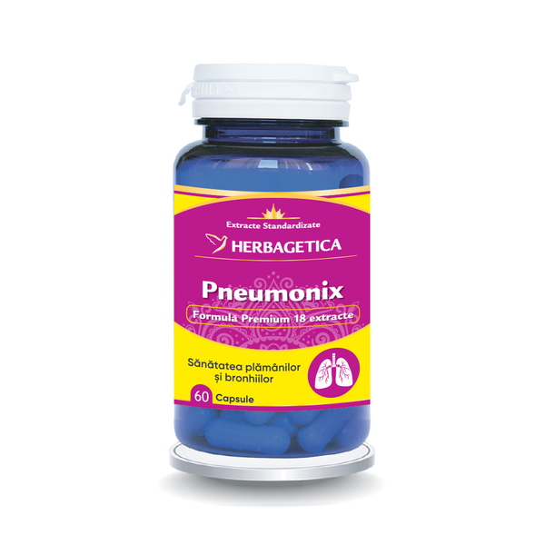 Pneumonix, 60 capsule - Herbagetica