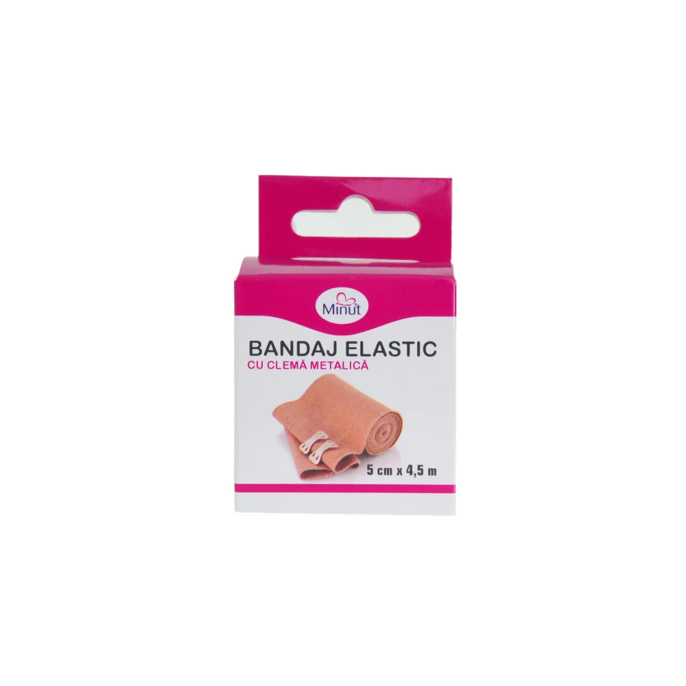 Bandaj elastic 5 cm, 4.5 m - Minut