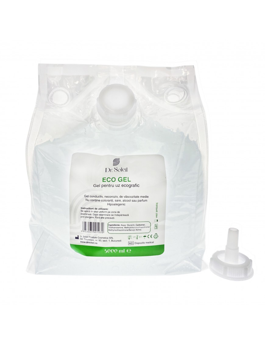 Eco Gel pentru uz ecografic si IPL, punga 5000 ml - Dr. Soleil