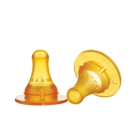 Tetina latex rotunda, +0 +3 +6 luni, 2 bucati - Minut Bab