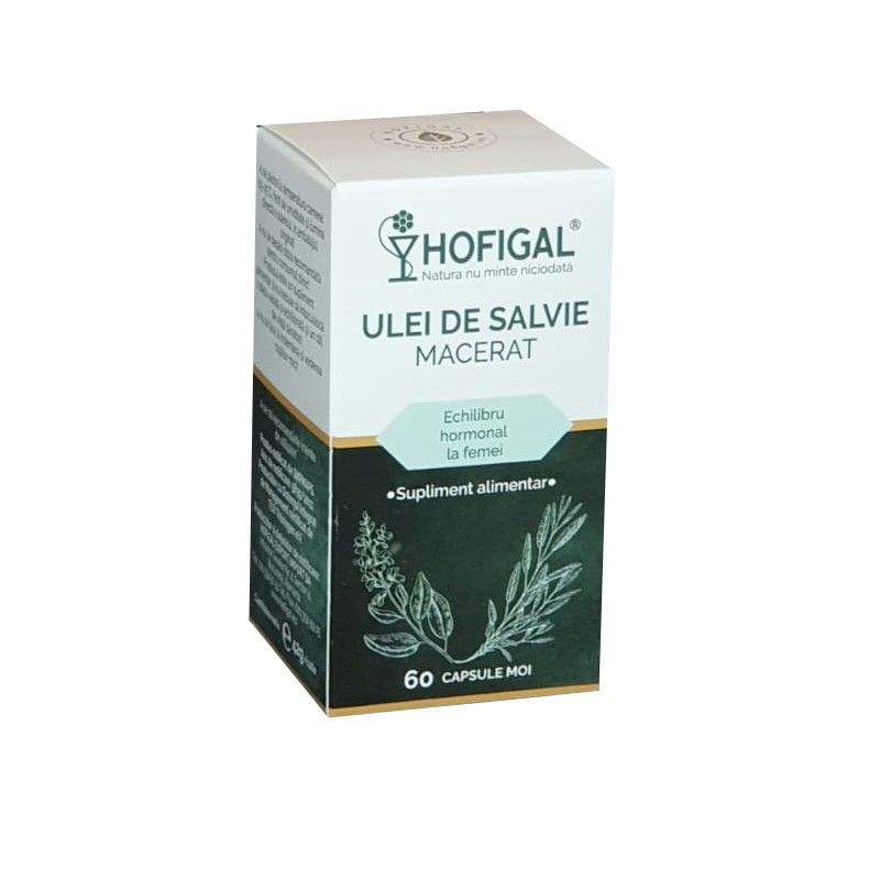 ULEI SALVIE MACERAT, 60 capsule moi - Hofigal