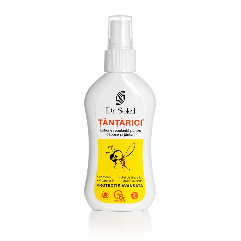 Lotiune repelenta pentru capuse si tantari Tantarici, 100ml, Dr. Soleil
